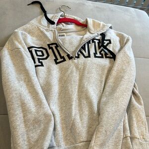 Victoria secret pink grey sweat suit